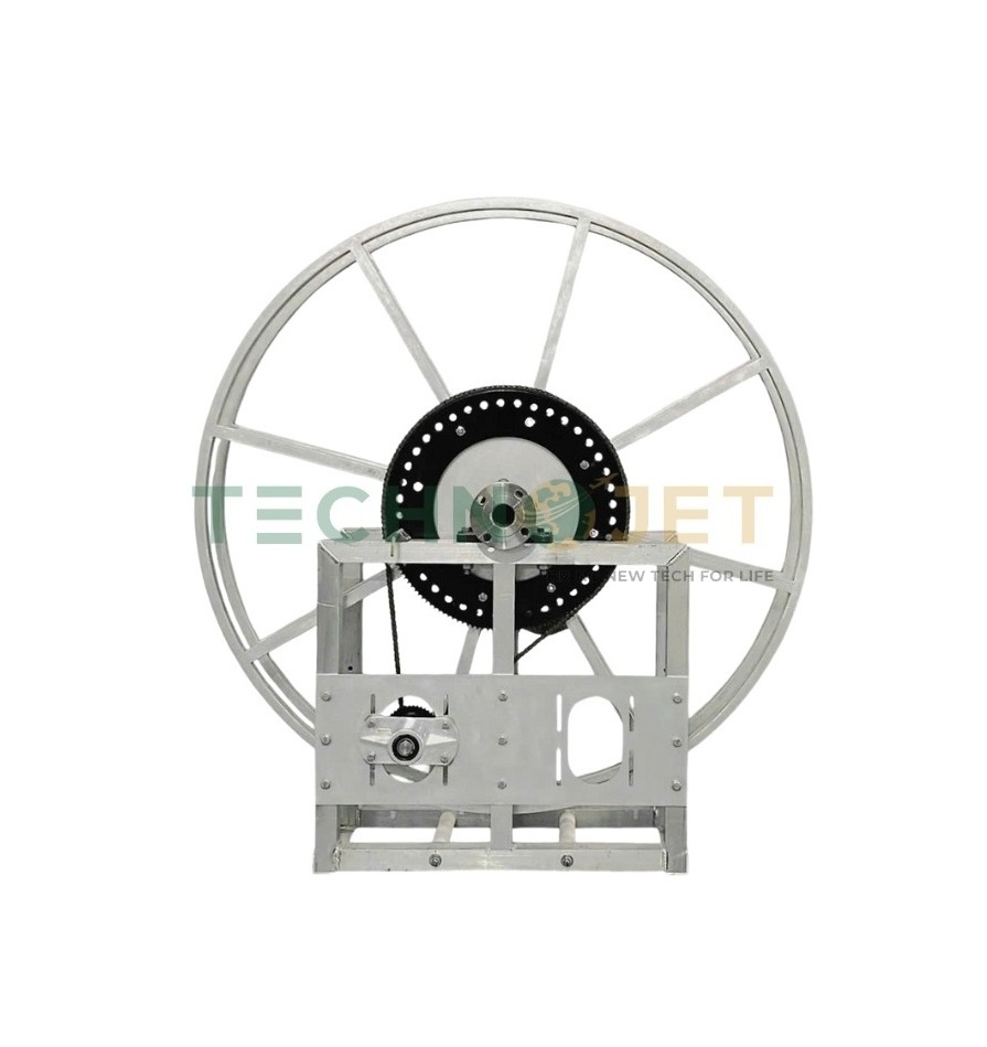 Ru lô (Rulo) cuốn ống 2 inch Đơn cấp bằng Nhôm TechnoJet, Model: HRS02A6001